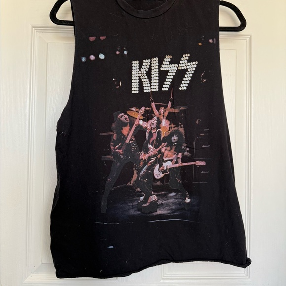 Zara Other - 2017 Kiss Shirt Alive! Glam Metal Band Women's Tank Top Tee Medium